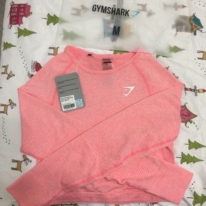 Gym shark seamless cropped top